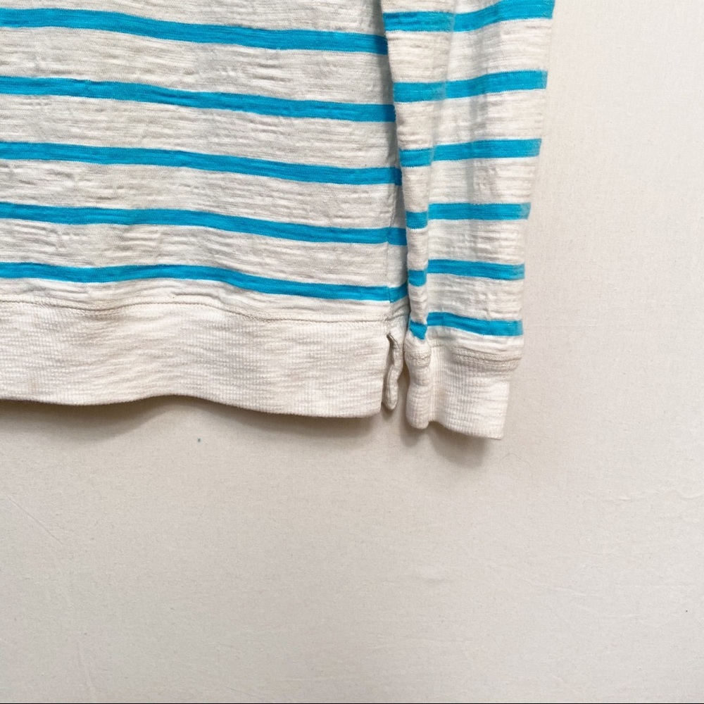 Banana Republic Factory Top Womens Sz‎ Small Lightweight Cotton Stripe Nautical - Picture 5 of 8